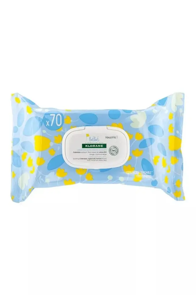 KLORANE LINGETTES BEBE 70 P
