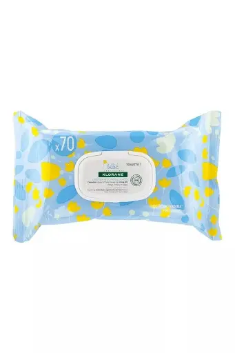 KLORANE LINGETTES BEBE 70 P